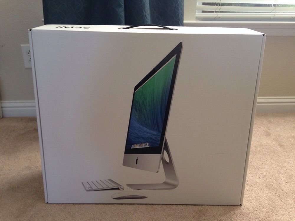 apple imac 21.5 原装空盒(光滑版本)